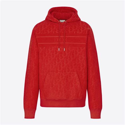 dior red sweatshirt